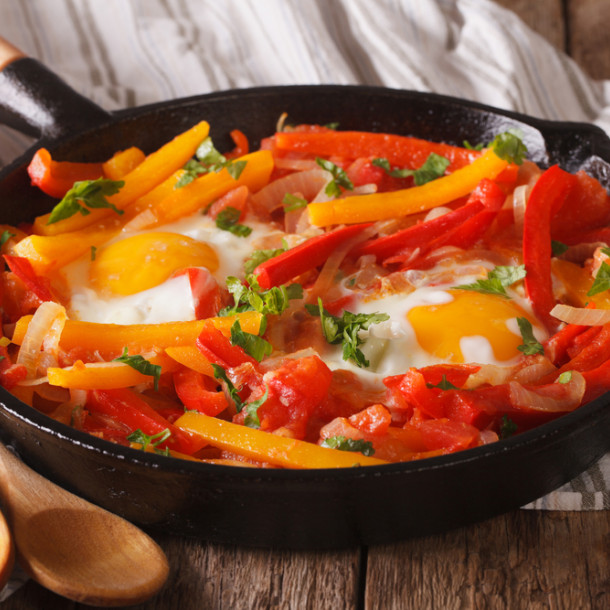 Piperade à l’œuf