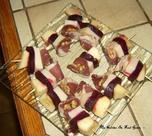 Piquettes betterave comté noix