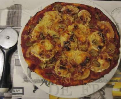Pizza au miel