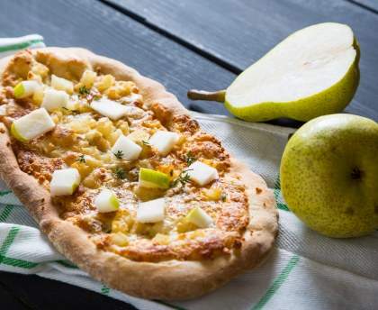 Pizza aux poires