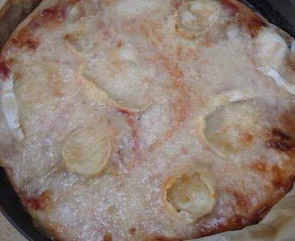 Pizza chèvre et miel