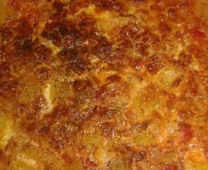 Pizza courgette/tomate/jambon