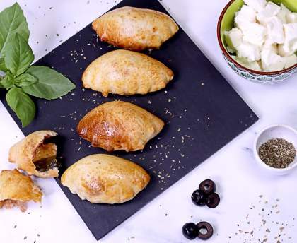 Pizza façon gyoza