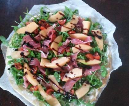 Pizza fraîche d'été 