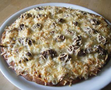 Pizza oignon-steack haché