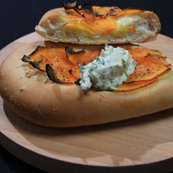 Pizzette au potimarron de Loïc Fou de Cuisine