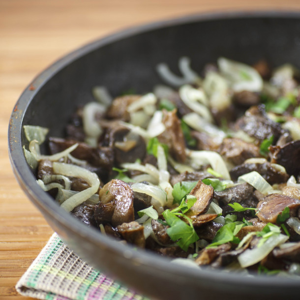 Poêlée de champignons forestiers