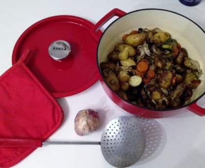 Poêlée de légumes au poulet