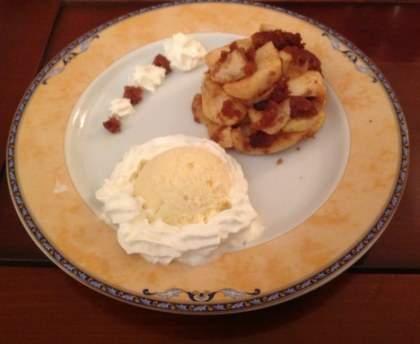 Poêlée de pommes au pain d'épices