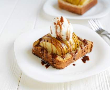 Poêlée de pommes caramélisées