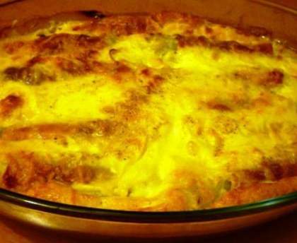 Poireaux gratinés au jambon