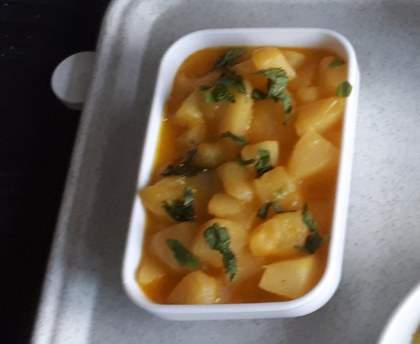 Poires poêlées à l'orange et à la menthe