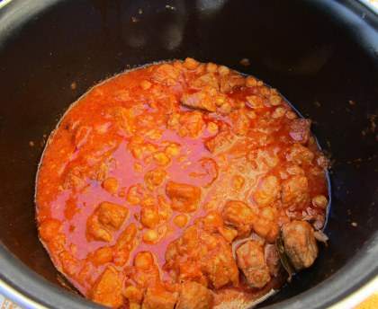 pois chiche à la catalane (chorizo, tomates)