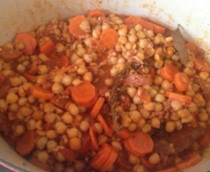 Pois chiches à l'espagnole
