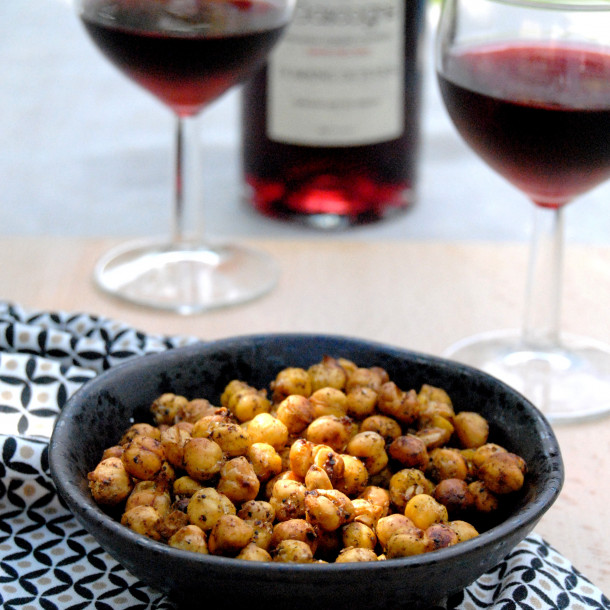 Pois chiches grillés aux épices