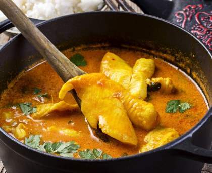 Poisson au curry express