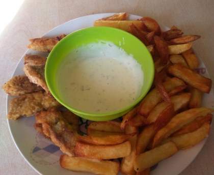 Poisson frit fish and chips