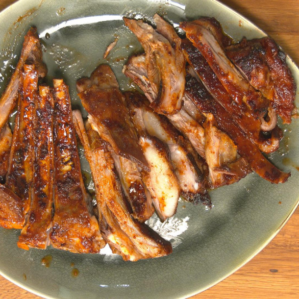 Poitrine d’agneau confite