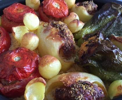 Poivrons aux merguez