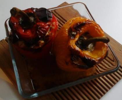 Poivrons farcis à l'agneau