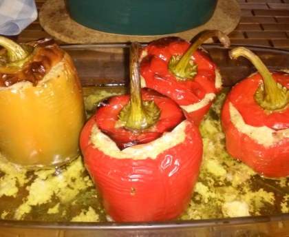 Poivrons farcis au Figatelli