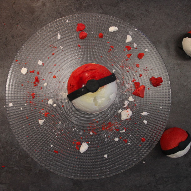 Pokeball meringuée par Chef Liguori