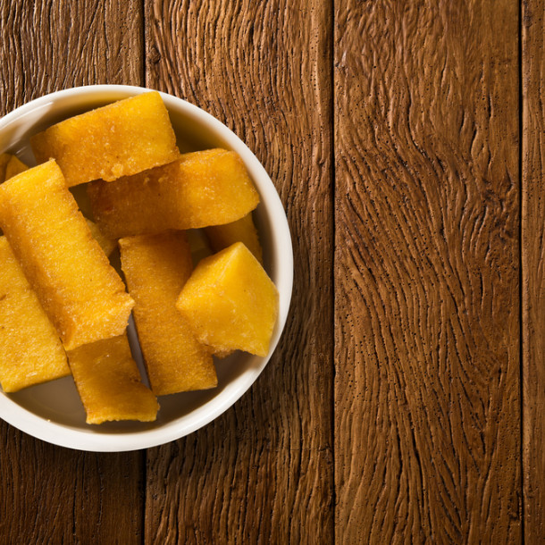 Polenta à la farine de châtaigne