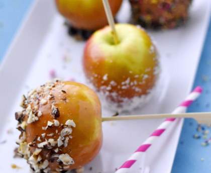 Pomme au caramel façon pomme d'amour