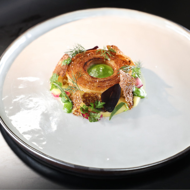 Pomme de terre, huître, cochon