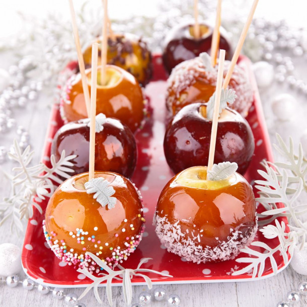 Pommes d'amour saveur noix de coco