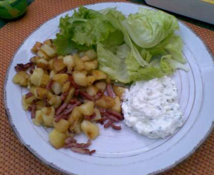 Pommes de terre à la faisselle 