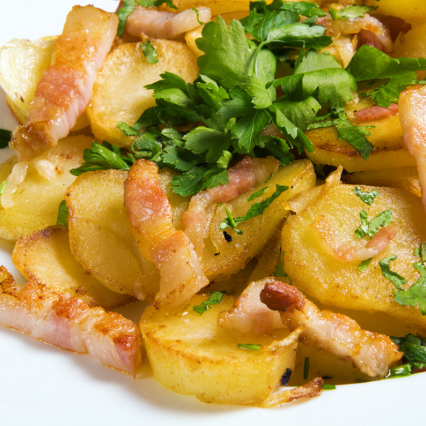 Pommes de terre et lardons au Cookeo