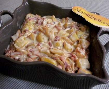 Pommes de terre rôties à la cancoillotte