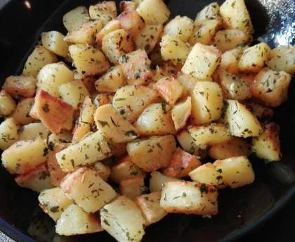 Pommes de terre sautées à l'ail et au persil