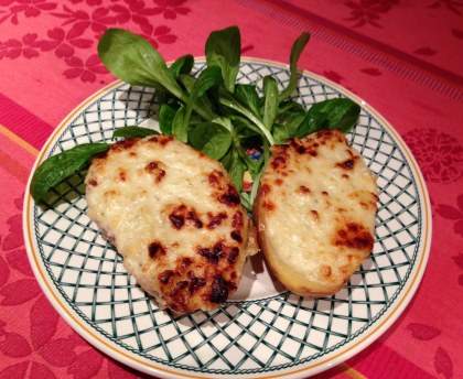 Pommes de terres farcies au roquefort