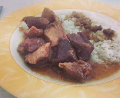 Porc au caramel à la cocotte minute