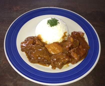 Porc au caramel crémeux façon Marie