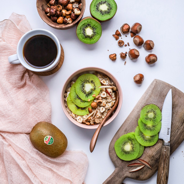 Porridge au kiwi Zespri ™ SunGold