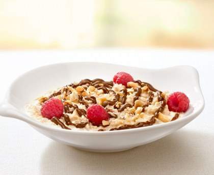Porridge au Nutella® et aux fruits