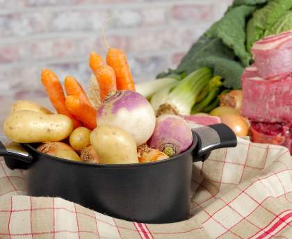 Pot-au-feu aux légumes d'autrefois