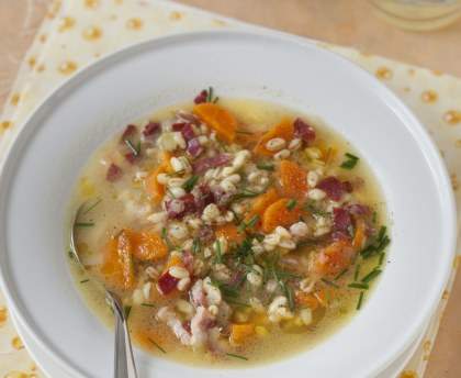 Potage à l'orge des Grisons (Suisse)