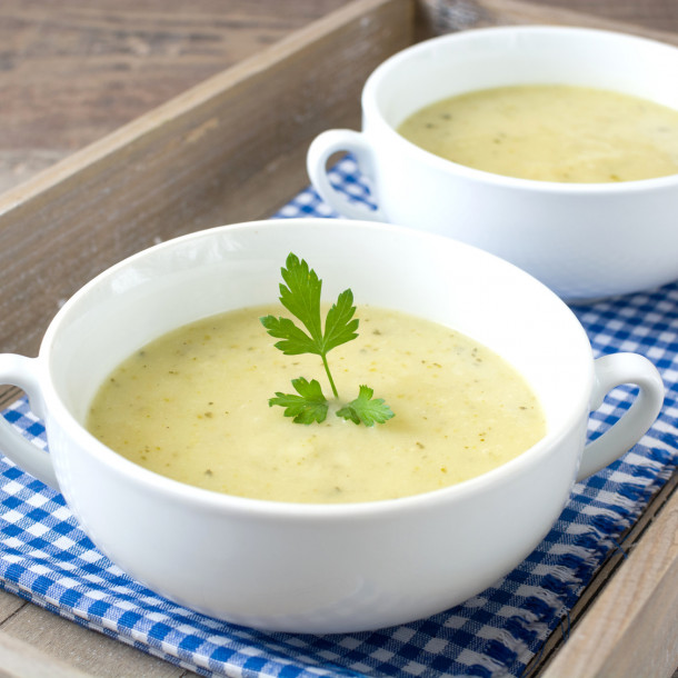 Potage aux courgettes à la Vache qui rit®