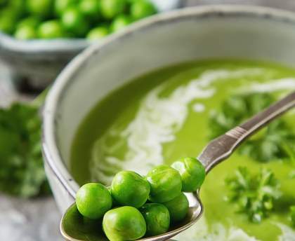 Potage de petits pois