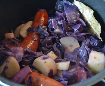 Potée au chou rouge