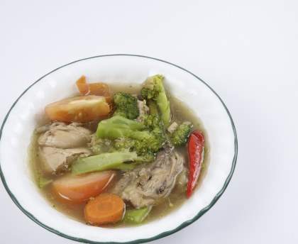 Poule au blanc façon pépére