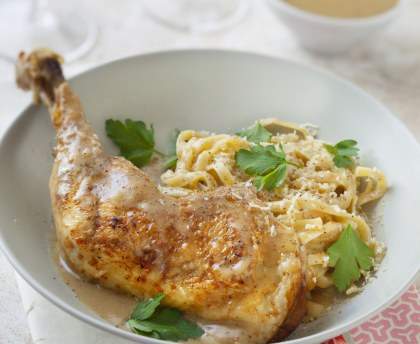 Poule au champagne