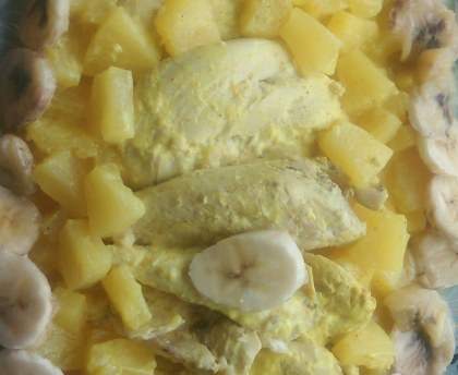 Poulet à la banane