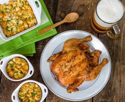 poulet à la bière d'abbaye