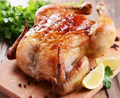 Poulet à la coriandre et citron vert