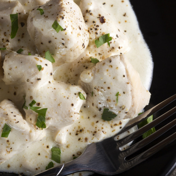 Poulet à la crème au Thermomix